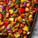 Easy Hawaiian Chicken Sheet Pan Recipe