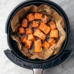 Air Fryer Lemon Garlic Butter Salmon Bites Recipe