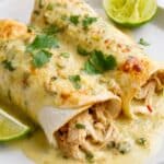 White Chicken Enchiladas Recipe