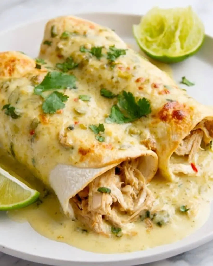 White Chicken Enchiladas Recipe