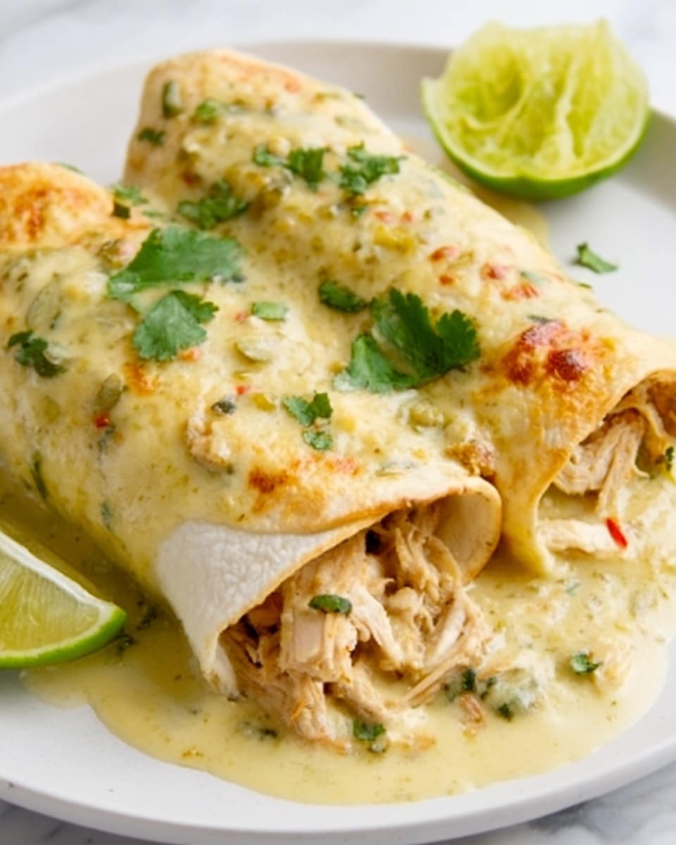 White Chicken Enchiladas Recipe