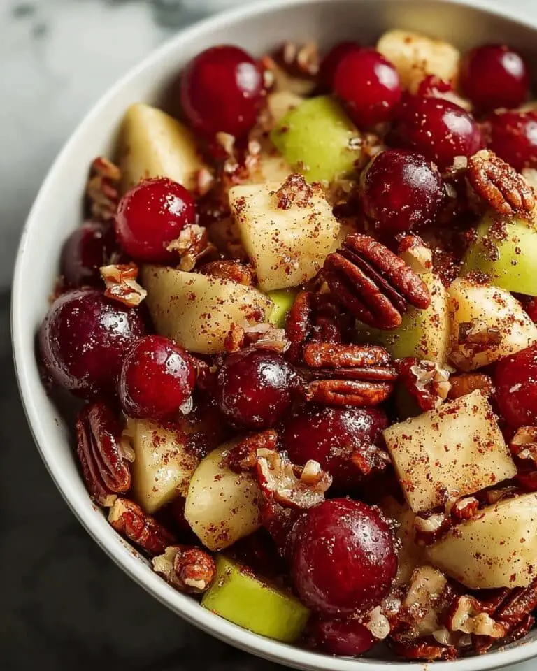 Cinnamon Apple Grape Salad Recipe