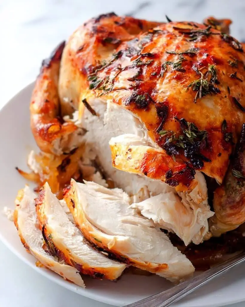 Oven-Roasted Turkey Breast with Herb and Vegetable Stuffing Recipe