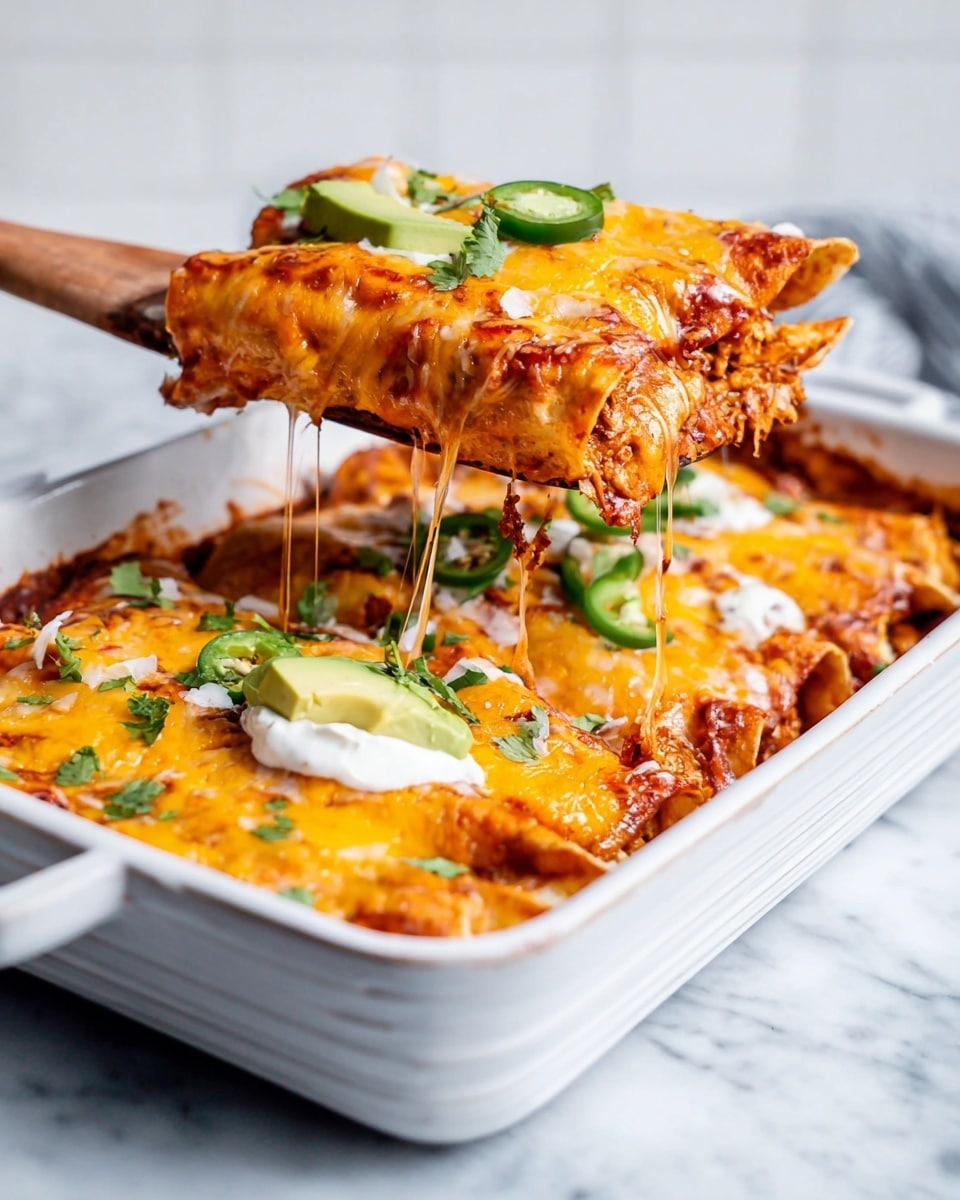 Spicy Chicken Enchiladas with Chipotle and Cilantro Recipe