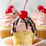 Strawberry Sundae Cupcakes Recipe