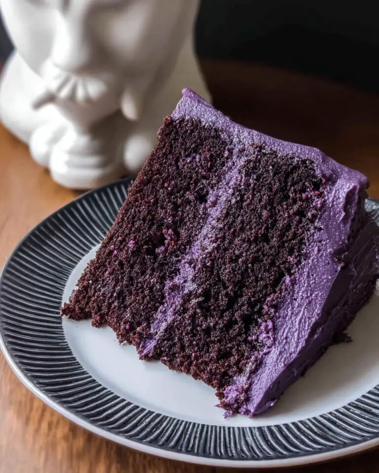 Purple Velvet Cake with White Chocolate Cream Cheese Frosting Recipe