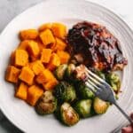 Sheet Pan Cranberry Chicken Dinner Recipe