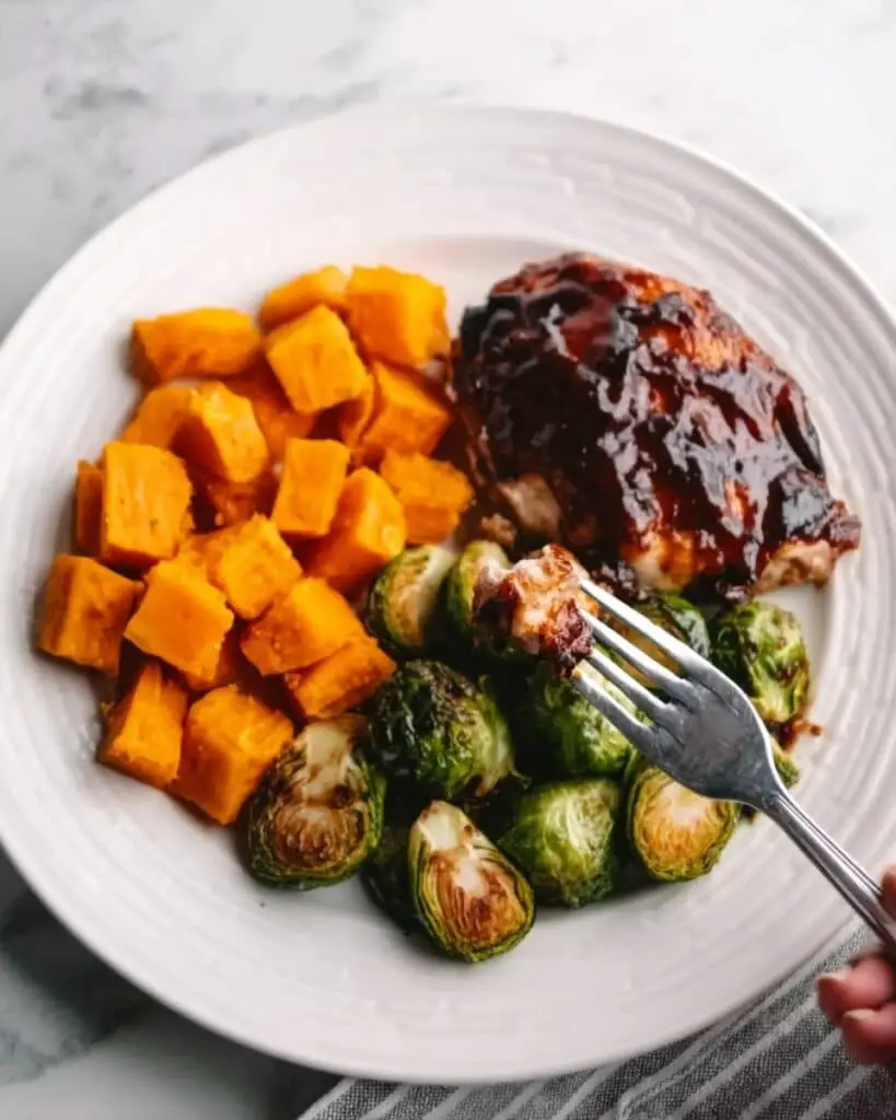 Sheet Pan Cranberry Chicken Dinner Recipe