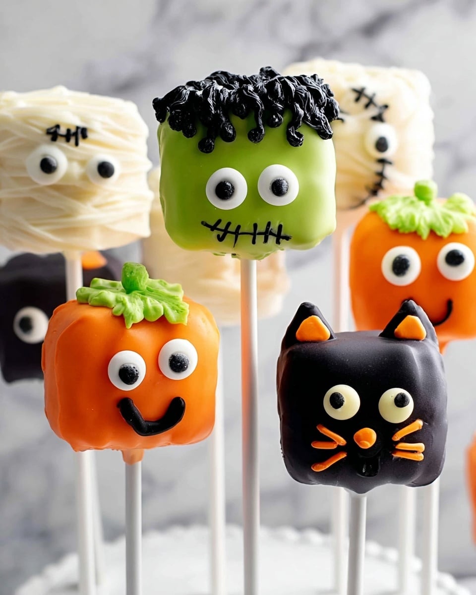 Spooky Marshmallow Pops Recipe