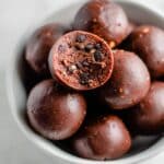 Easy No Bake Brownie Bites - Vegan + Gluten Free Recipe