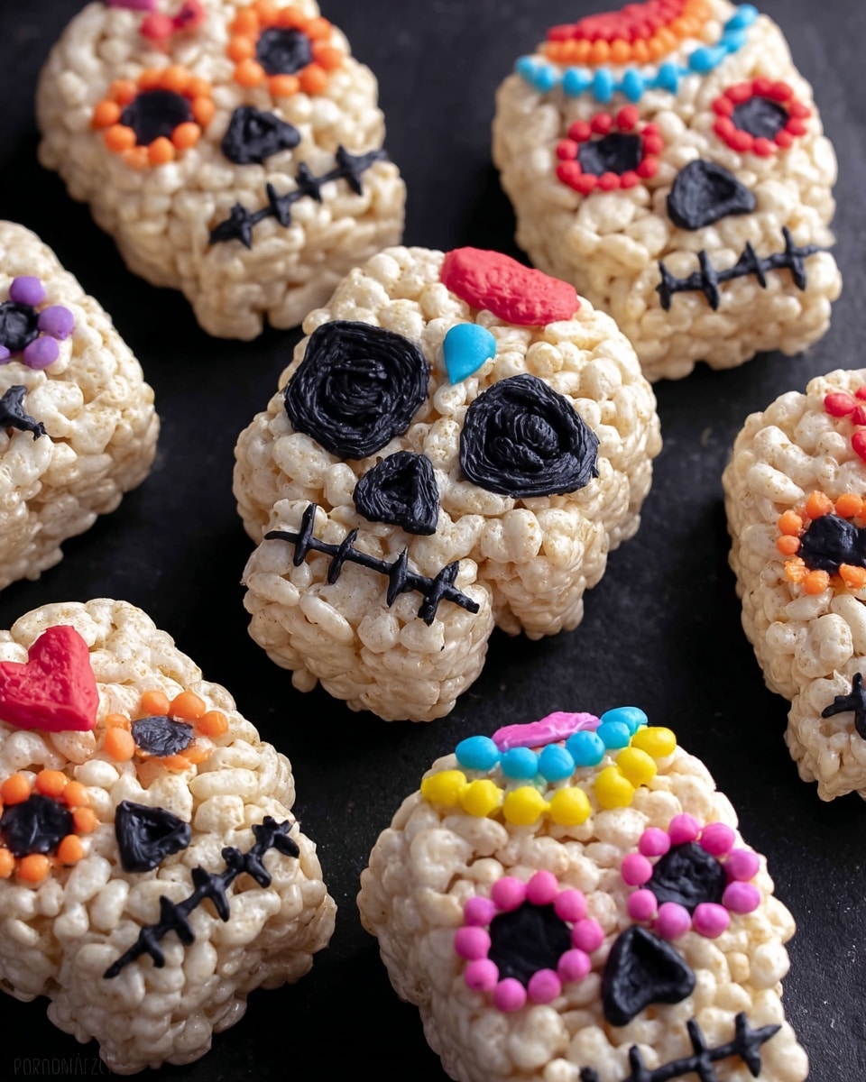 Rice Krispie Treat Skulls Recipe