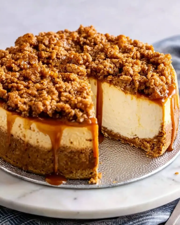 Apple Crisp Cheesecake Recipe