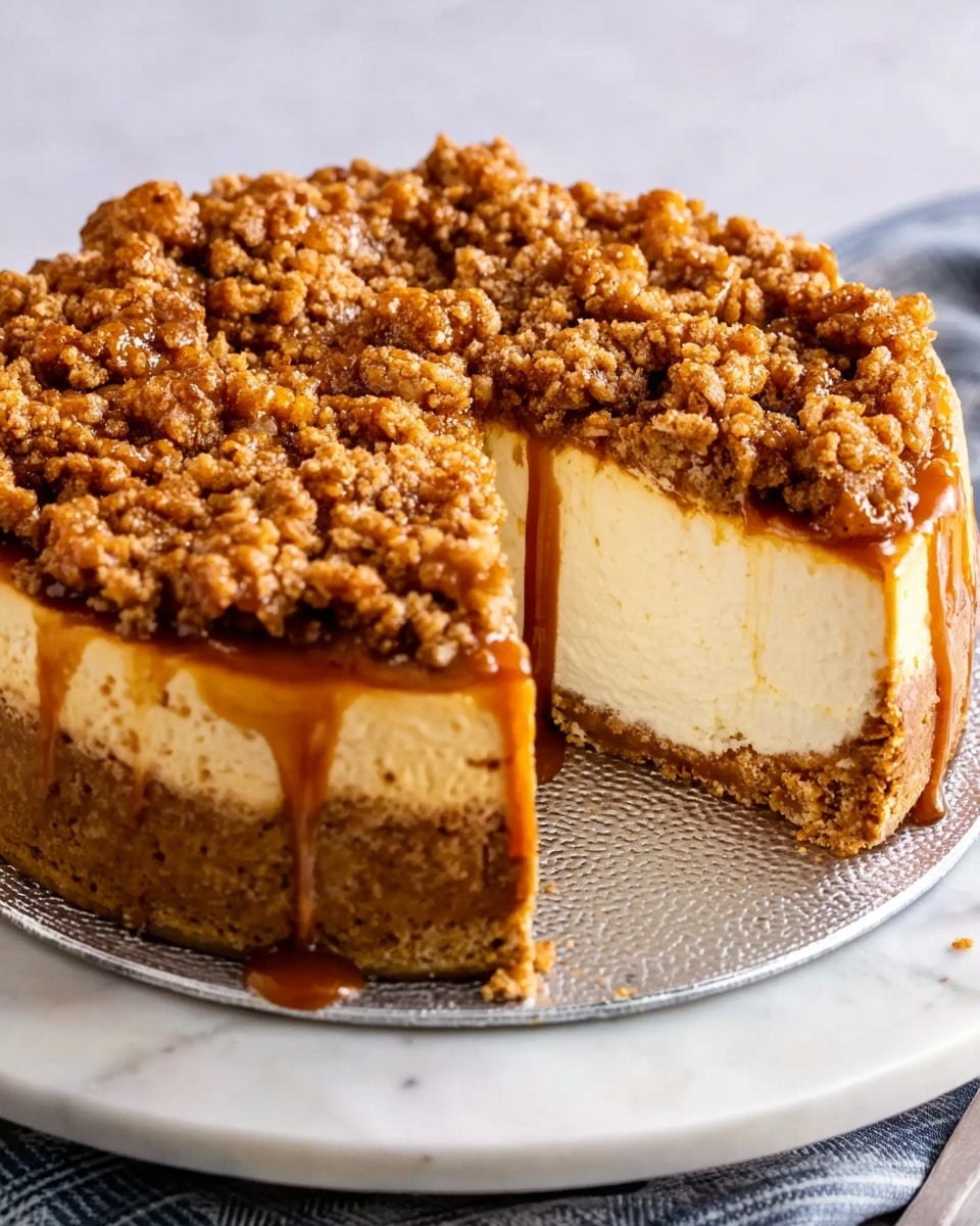 Apple Crisp Cheesecake Recipe