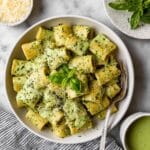Creamy Pesto Pasta with Cottage Cheese Recipe