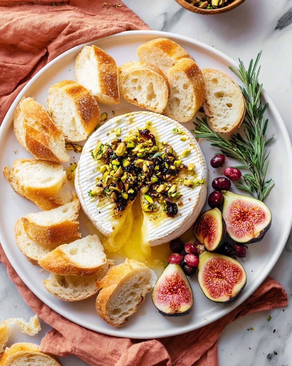 Easy Baked Brie with Honey and Nuts Recipe