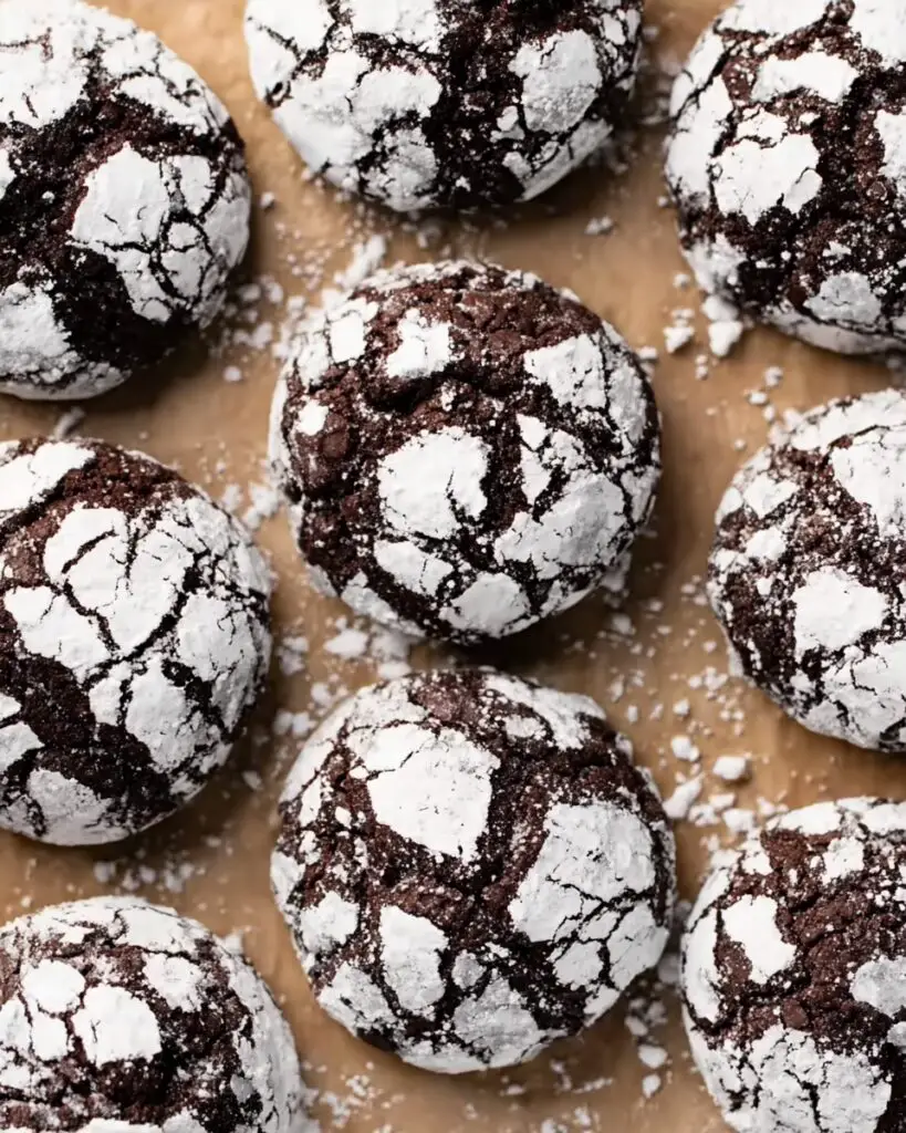 Chocolate Crinkle Cookies Recipe