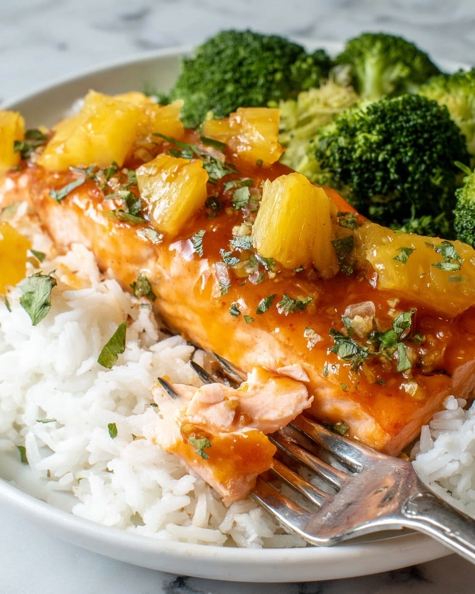 Maple Glazed Salmon with Jalapeno and Pineapple Recipe