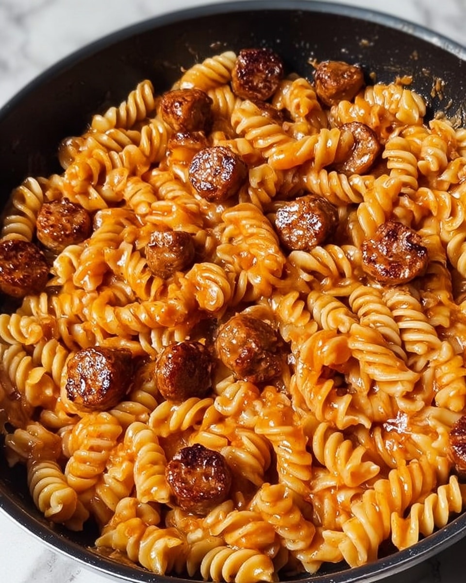 One-Pot Bold Honey BBQ Sausage Pasta Recipe