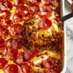 Bubble Up Pizza Casserole with Biscuits Recipe
