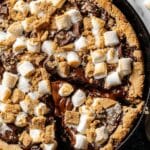S'mores Peanut Butter Cookie Skillet (or Bars!) Recipe