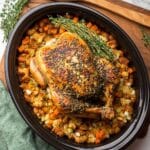Slow Cooker Whole Chicken with Stuffing Recipe