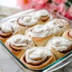 Homemade Cinnamon Rolls with Cream Cheese Icing Recipe