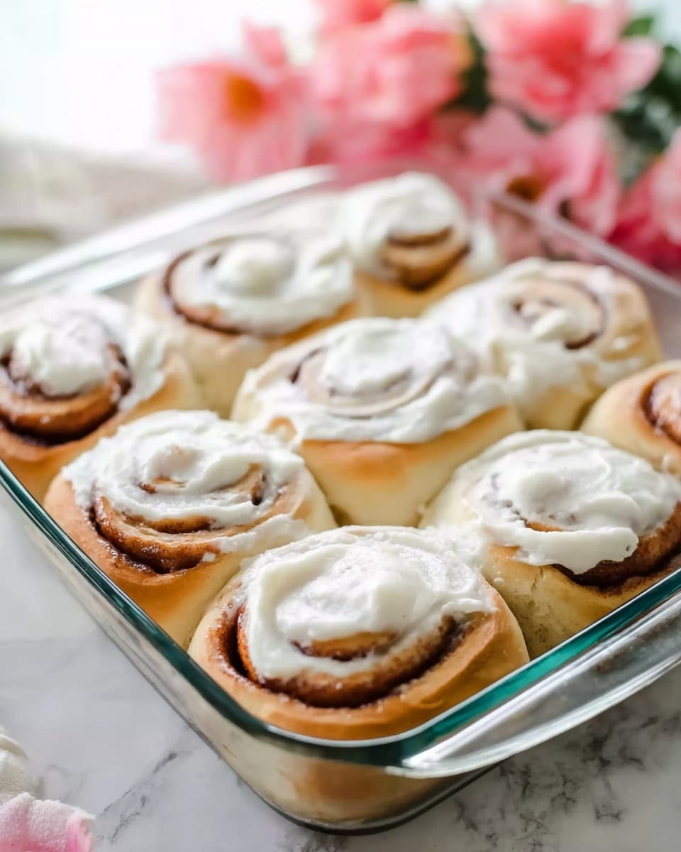 Homemade Cinnamon Rolls with Cream Cheese Icing Recipe