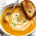 No Chop Roast Pumpkin Soup Recipe