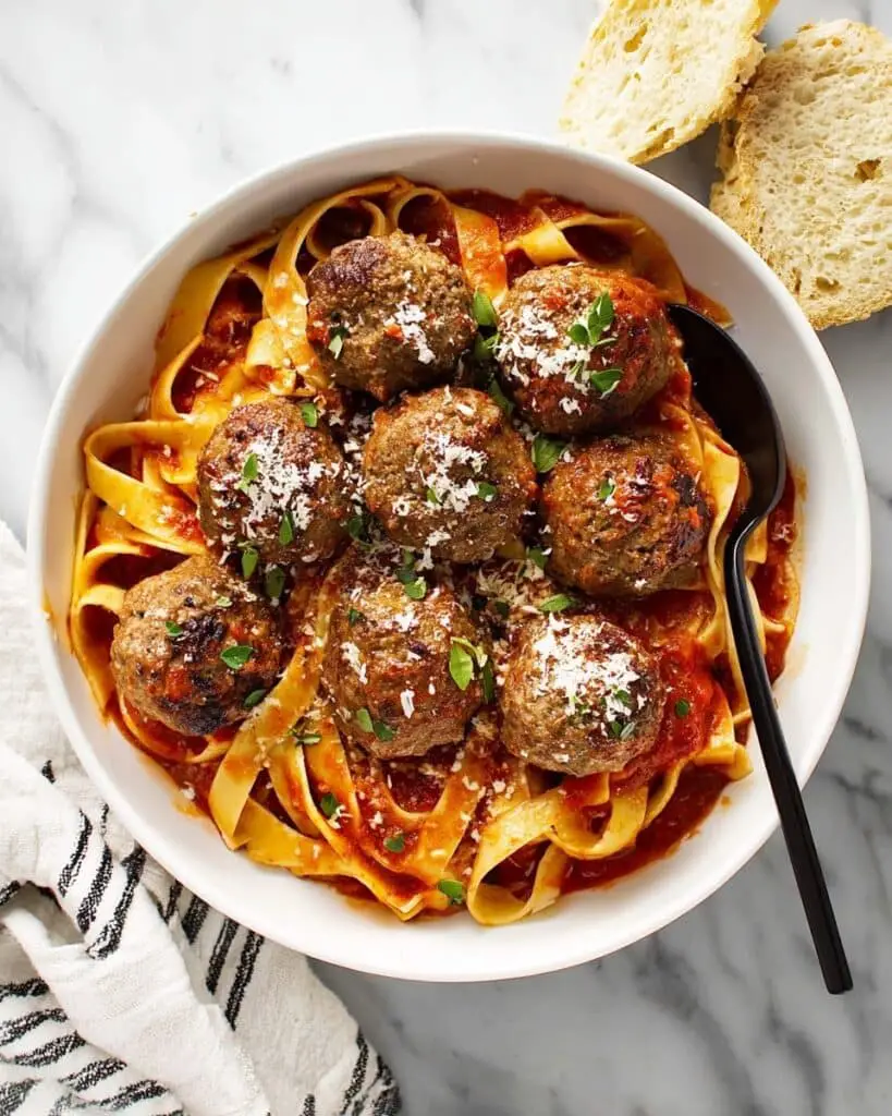 Easy Baked Turkey Meatballs Recipe