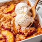 Peach Cobbler with Fresh Peaches Recipe