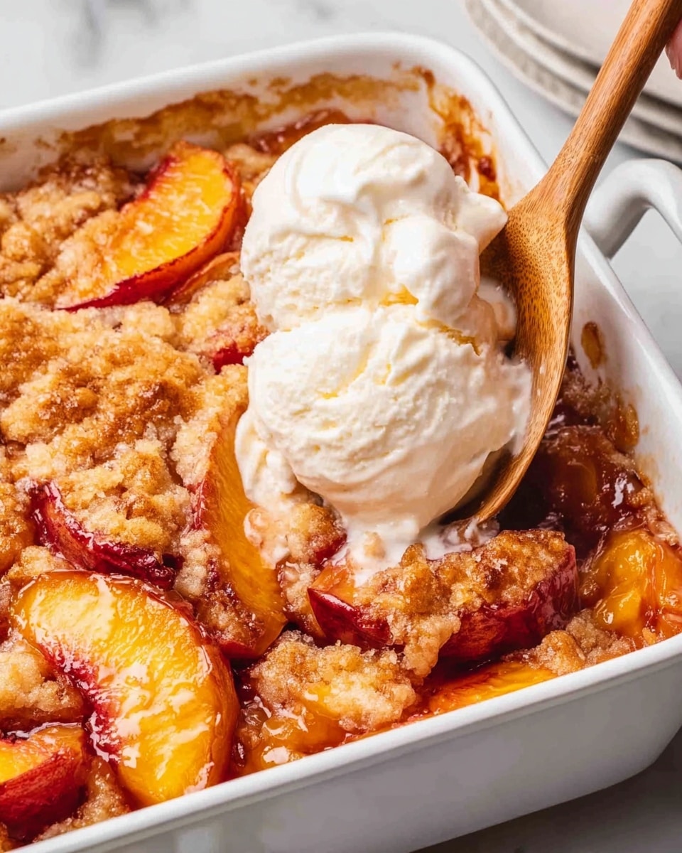 Peach Cobbler with Fresh Peaches Recipe