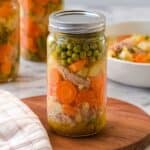 Raw Pack Chicken Vegetable Soup Canning Recipe