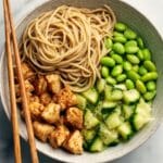 15 Minute Meal Prep: Sesame Noodle Bowls Recipe