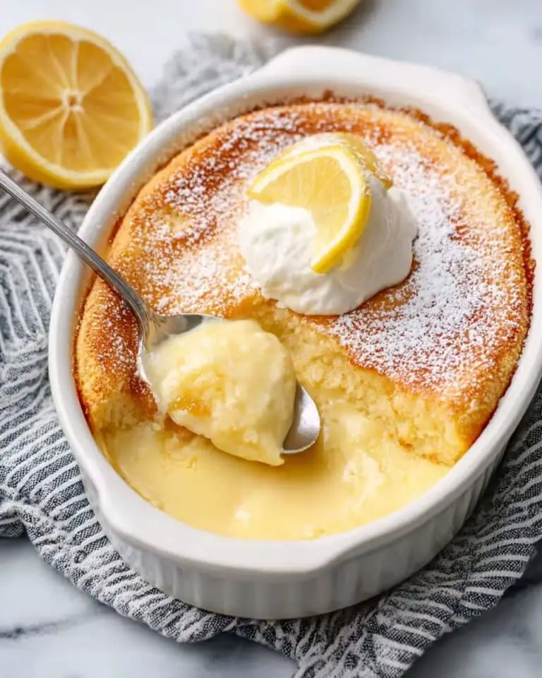 Lemon Delicious Pudding – Extra Saucy! Recipe