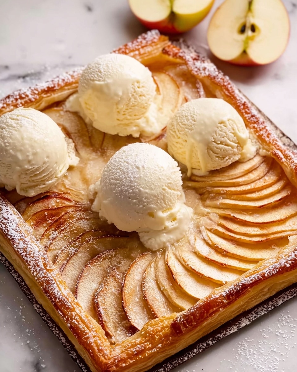 Easy French Apple Tart - Tarte Fine aux Pommes Recipe