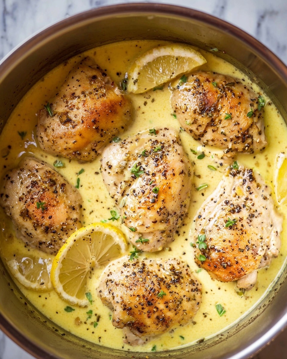 Slow Cooker Creamy Lemon Chicken Recipe