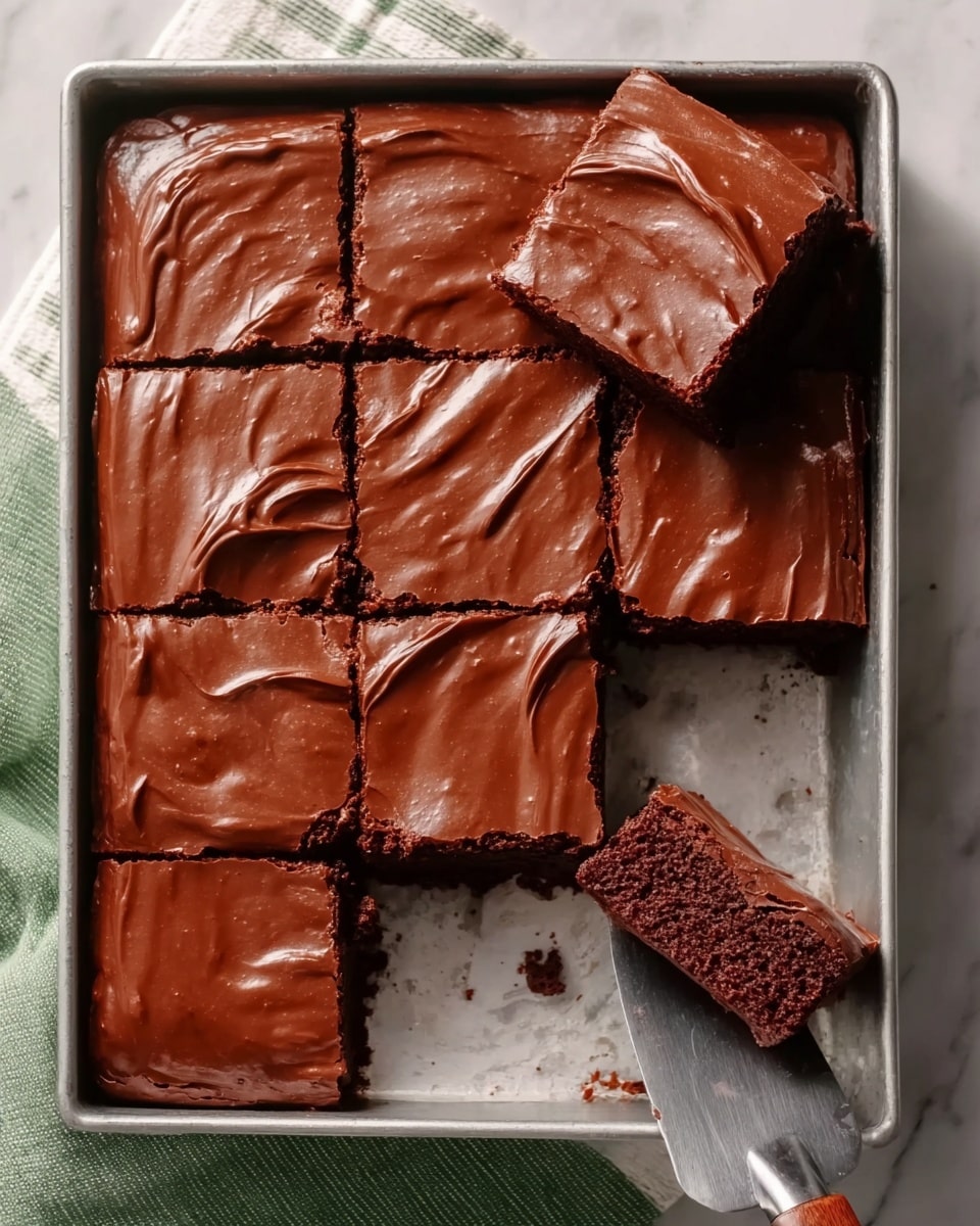 Zucchini Brownies with Chocolate Peanut Butter Frosting Recipe