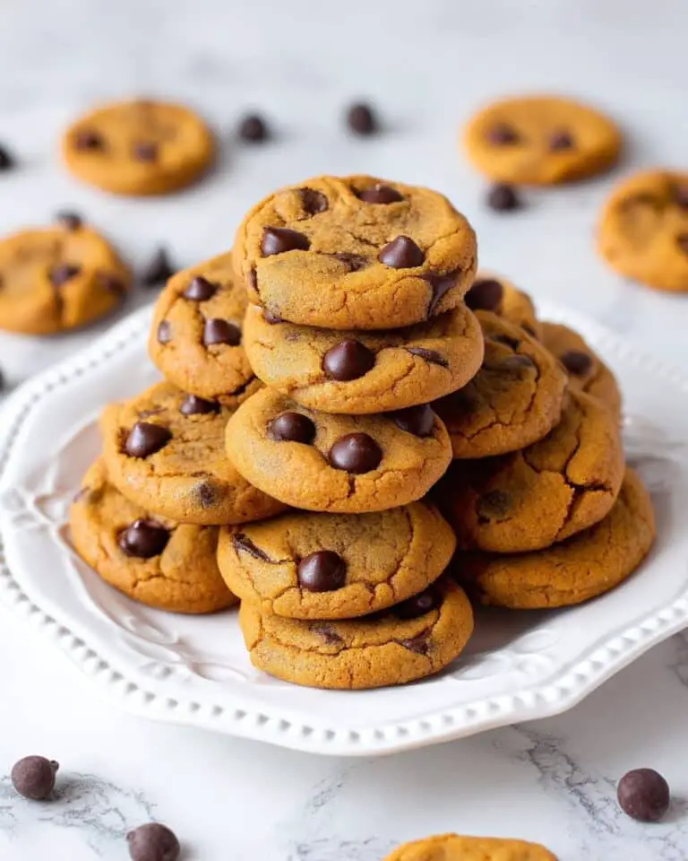 Easy Chewy Pumpkin Chocolate Chip Cookies Recipe