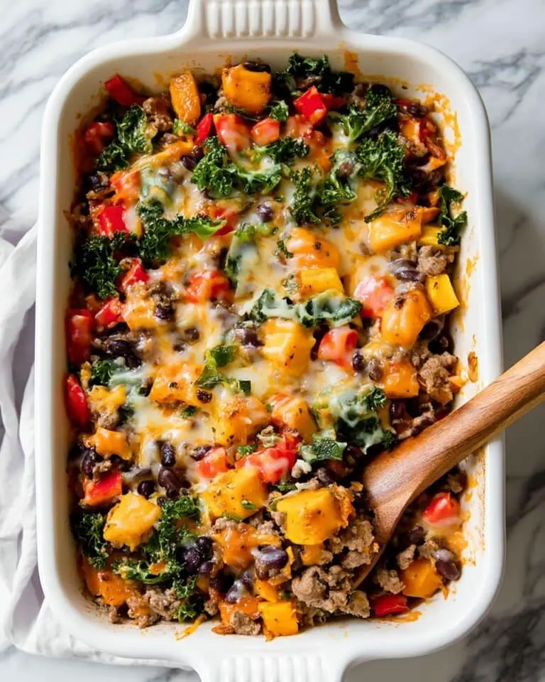 Ground Beef and Butternut Squash Casserole Recipe