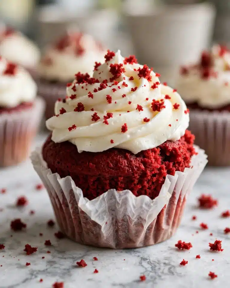 Vegan Red Velvet Cupcakes with Cream Cheese Frosting Recipe