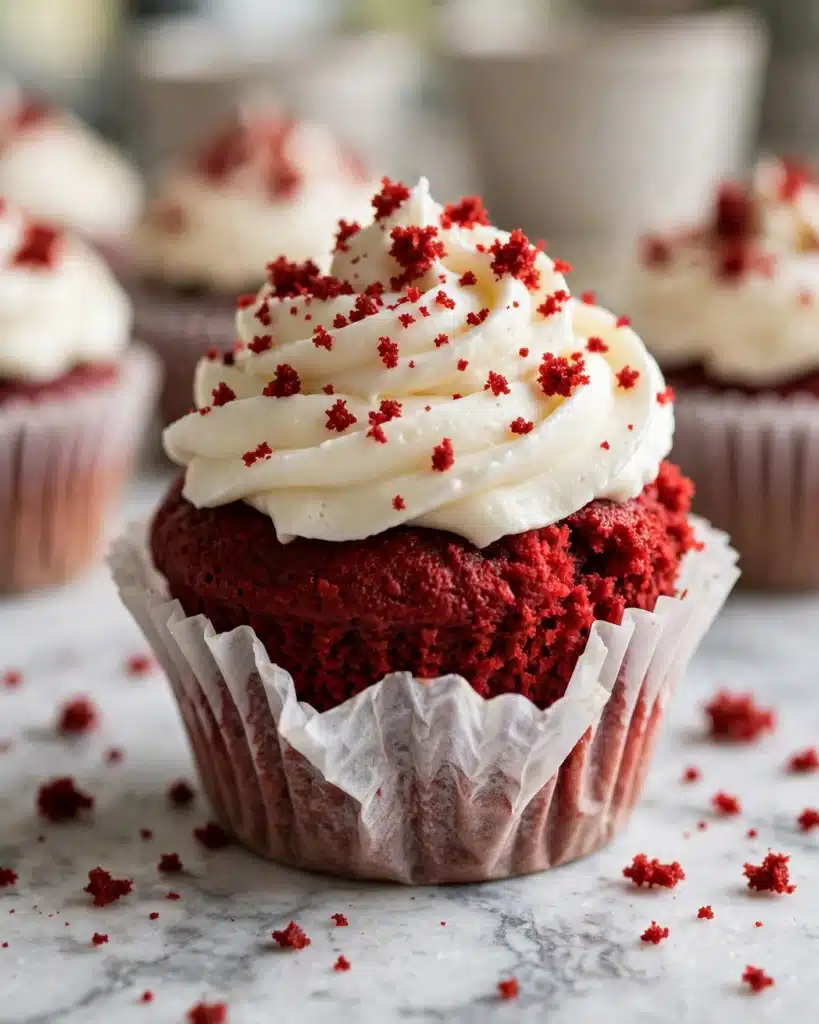 Vegan Red Velvet Cupcakes with Cream Cheese Frosting Recipe