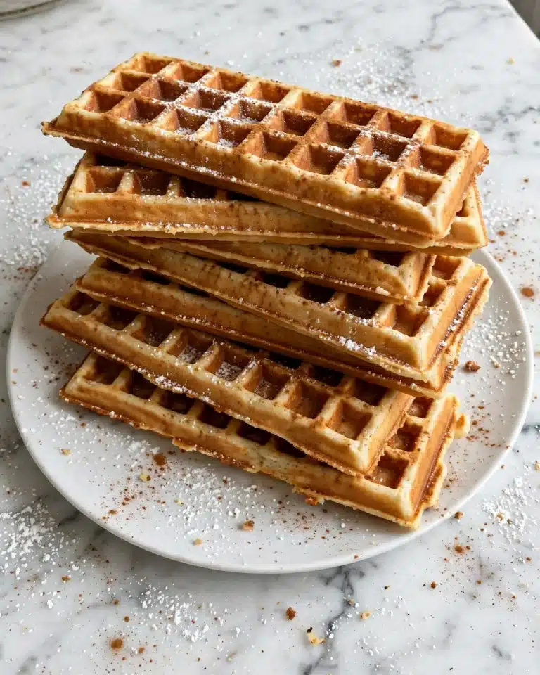Banana Churro Waffle Sticks Recipe