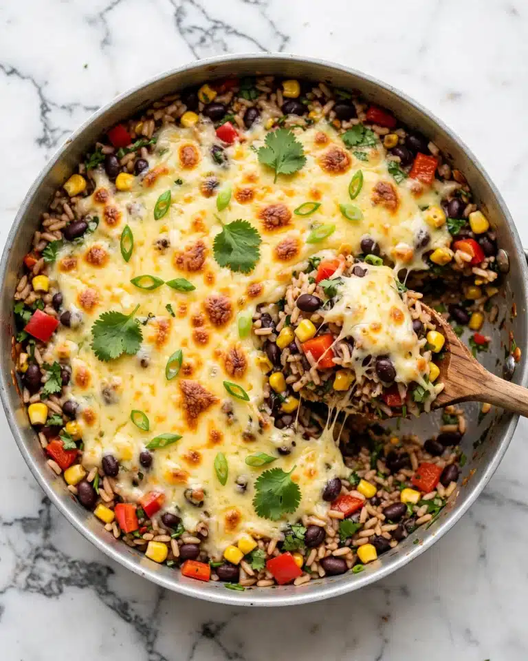 One Skillet Mexican Rice Casserole Recipe