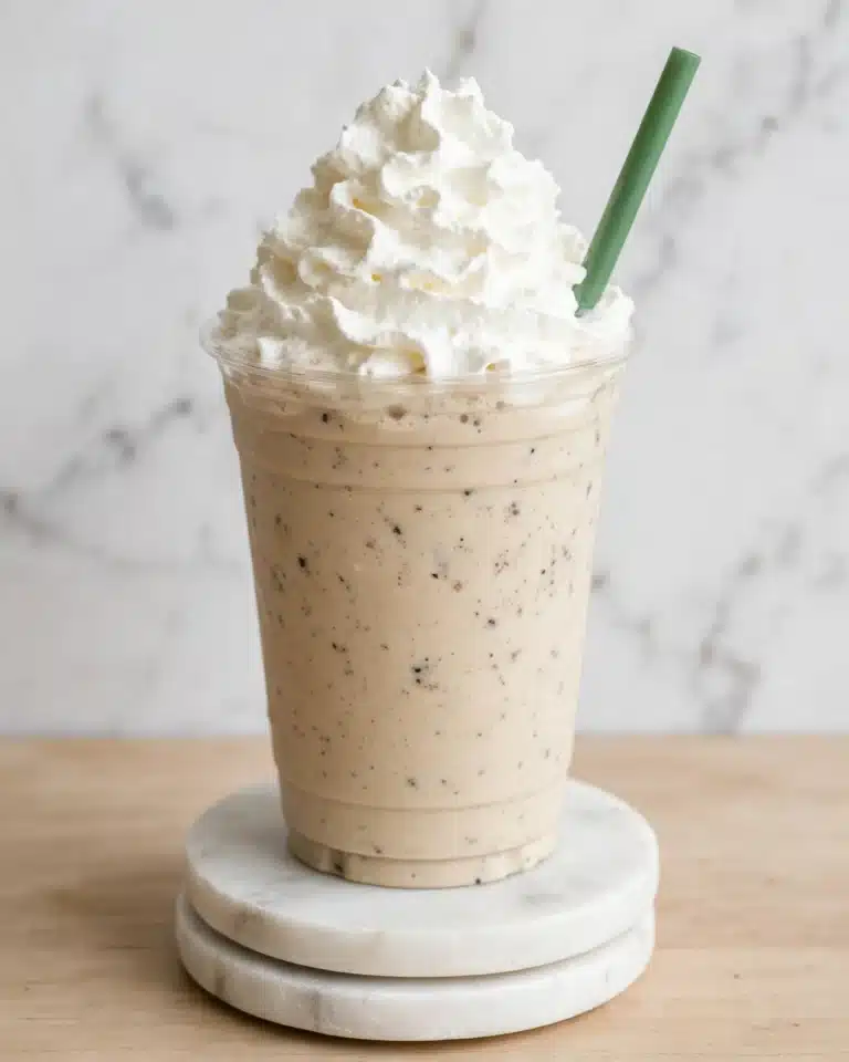Easy Vanilla Bean Frappuccino Recipe