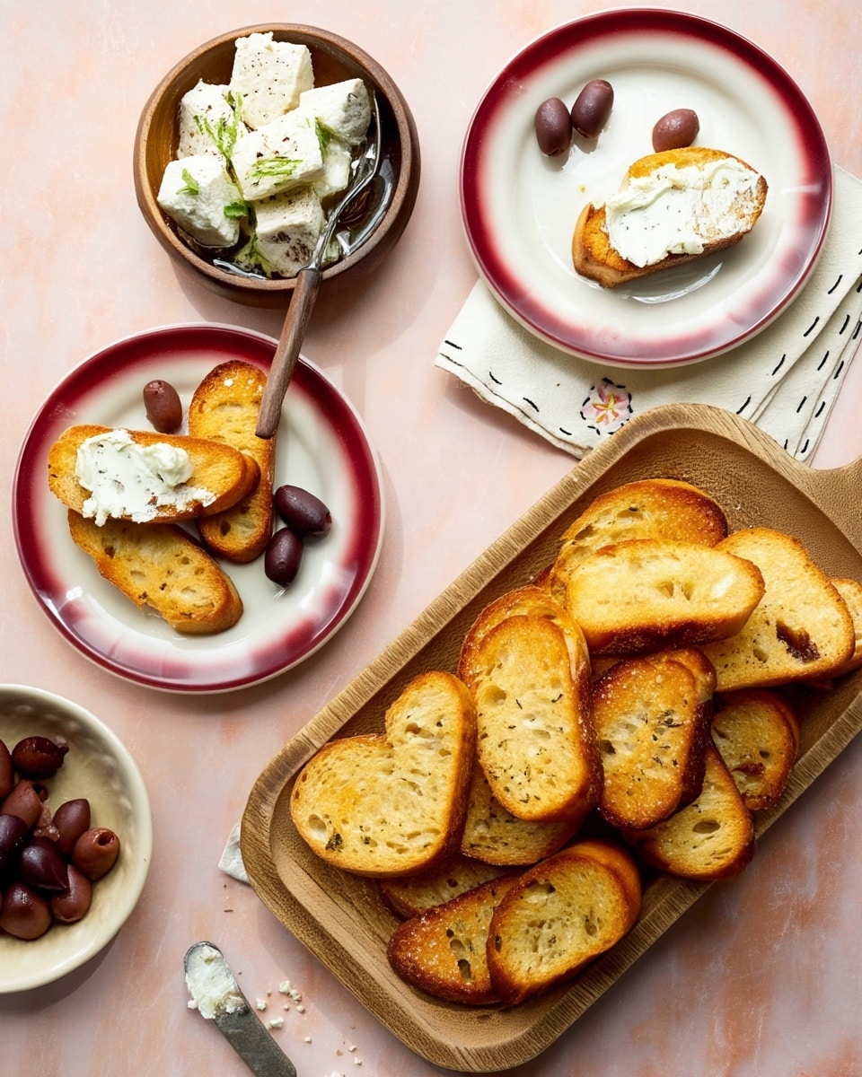 Simple Homemade Garlic Crostini Recipe