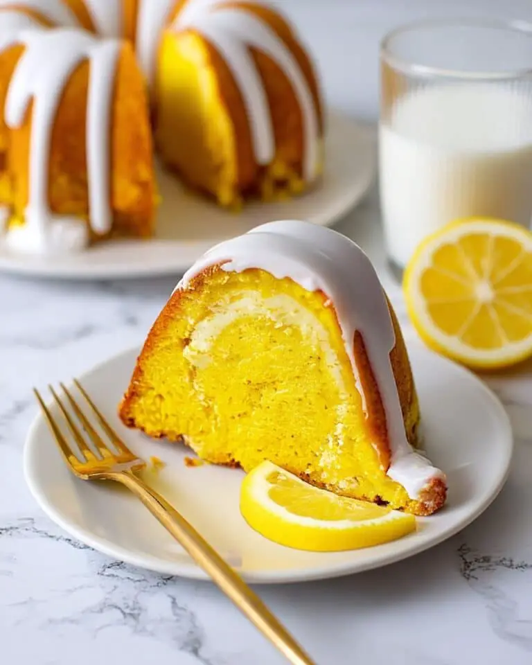 Lemon Cream Cheese Bundt Cake Recipe