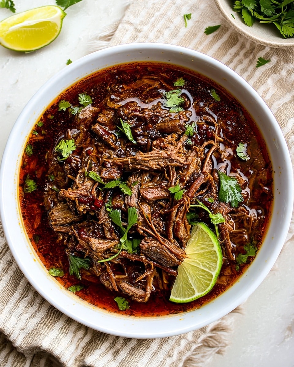 Slow Cooker Barbacoa Beef Recipe