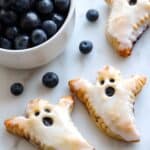 Booberry Hand Pies with Blueberry Filling and Vanilla Icing Recipe