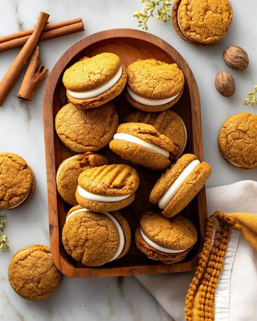 Pumpkin Molasses Sandwich Cookies Recipe