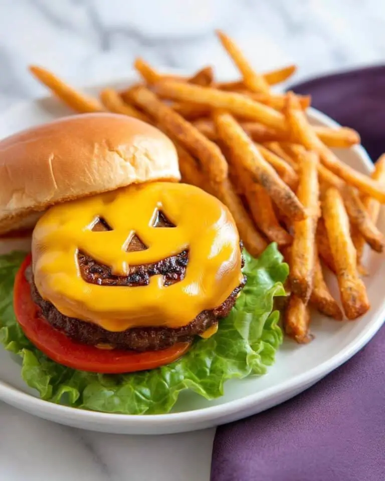 Jack-O’-Lantern Burgers Recipe